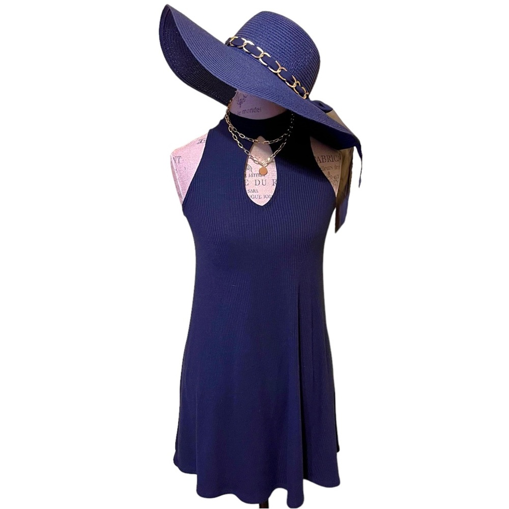 Material Girl Navy Blue Dress